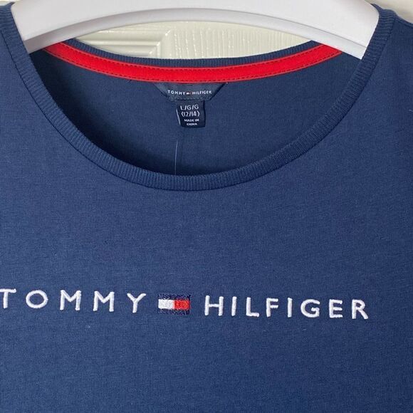 Tommy Hilfiger GIRLS LARGE (12/14) Short Sleeve Dress - Picture 3 of 6